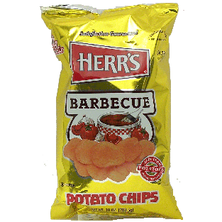 Herr's  barbecue flavor potato chips  10oz