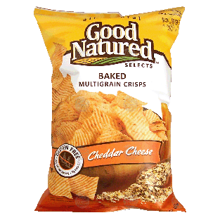 Good Natured Selects baked multigrain crisps, cheddar cheese 8oz