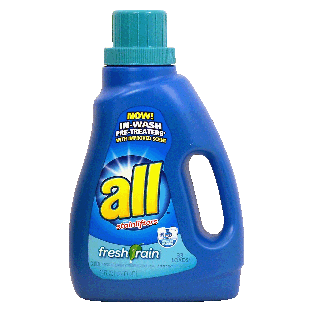 All  liquid laundry detergent with stainlifters, safe for all w50fl oz