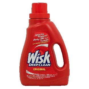 Wisk Deep Clean liquid detergent with micro-cleaners, original 50fl oz