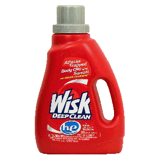 Wisk Deep Clean liquid laundry with micro cleaners, for high ef50fl oz