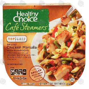 Healthy Choice Cafe Steamers grilled chicken marsala with mushro9.9-oz