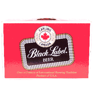 Black Label  original beer 24 12-fl. oz. cans 24pk
