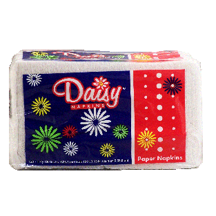 Daisy  paper napkins, 1 ply 150ct