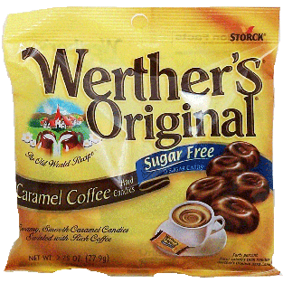 Werther's Original  sugar free, caramel coffee hard candies  2.75oz