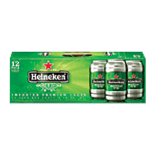 Heineken  lager beer, non-slip grip cans, 12-oz 12pk