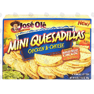 Jose Ole Mini Quesadillas chicken & cheese 18-oz