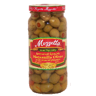Mezzetta  imported spanish manzanilla olives with minced pimento 10oz