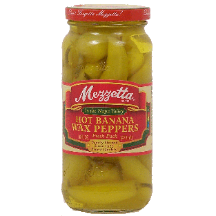 Mezzetta  hot banana wax peppers 16fl oz