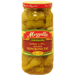 Mezzetta  garlic & dill golden peperoncini 16fl oz