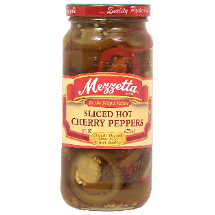 Mezzetta  sliced hot cherry peppers 16fl oz