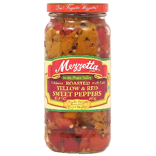 Mezzetta Fresh Pack roasted yellow & red sweet peppers 16fl oz