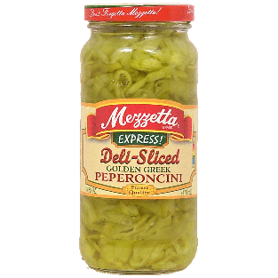 Mezzetta express deli-sliced imported golden greek peperoncini 16fl oz