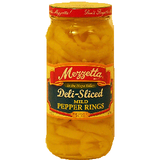 Mezzetta Deli-Sliced mild pepper rings 16fl oz