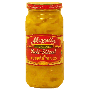 Mezzetta Deli-Sliced hot pepper rings 16fl oz