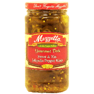 Mezzetta Gourmet Deli sweet & hot jalapeno pepper rings 12fl oz