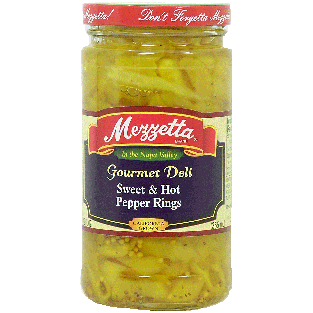 Mezzetta Gourmet Deli sweet & hot pepper rings 12fl oz