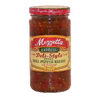 Mezzetta Express! deli-style sweet bell pepper relish 12fl oz