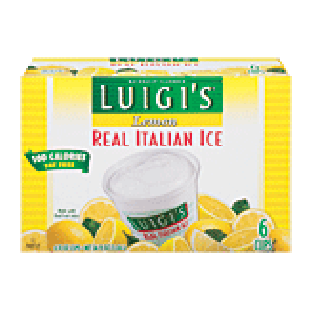 Luigi's Real Italian Ice lemon, 6 cups 36-fl oz