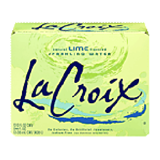 La Croix Sparkling Water Natural Lime 12 Oz 12pk