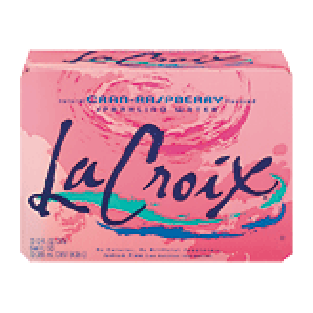 La Croix  cran-raspberry flavored sparkling water, 12-fl. oz. cans12pk