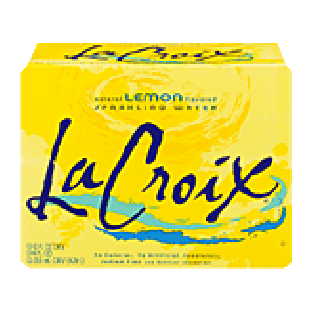 La Croix Sparkling Water Natural Lemon 12 Oz 12pk