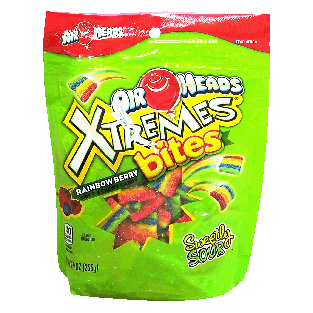 Air Heads Xtremes bites; rainbow berry sweetly sour soft & chewy ca 9oz