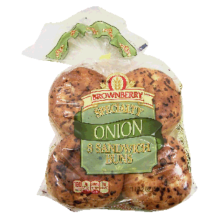 Brownberry Specialty onion sandwich buns, 8 count 18oz
