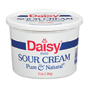 Daisy  sour cream, pure & natural 3lb