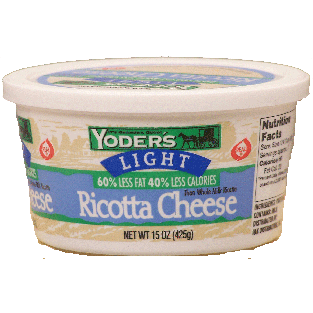 Yoder's Light cheese ricotta 15oz