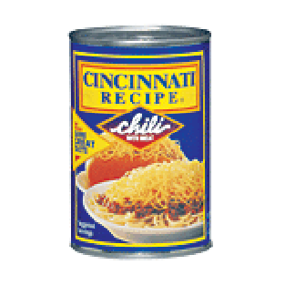 Cincinnati Recipe Chili w/Meat 15oz