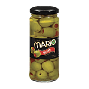 Mario  spanish queen olives stuffed with minced pimiento 7oz