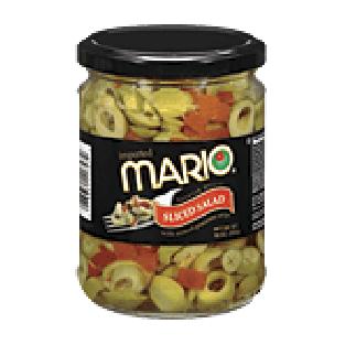 Mario  spanish olives sliced salad olives with minced pimiento str10oz