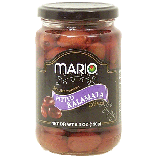 Mario Mediterranean pitted kalamata olives 6.5oz