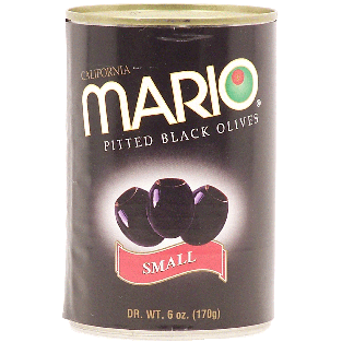 Mario California pitted ripe olives, small 6oz