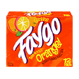 Faygo Soda Orange 12 Oz 12pk