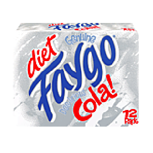 Faygo Cola Diet 12 Oz 12pk