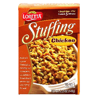 Loretta  chicken stuffing, makes 4 servings  5.25oz