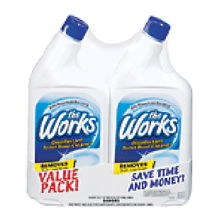 The Works  disinfectant toilet bowl cleaner  2pk