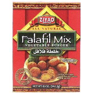 Ziyad  falafil dry mix (vegetable burger) 12oz