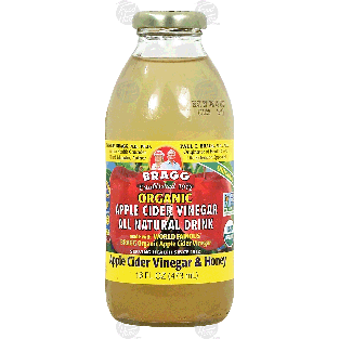 Bragg  organic apple cider vinegar & honey all natural drink 16fl oz