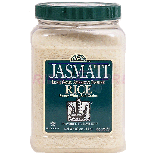 Rice Select  jasmati long grain american jasmine rice snowy white,36oz