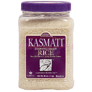 Rice Select Kasmati indian-style basmati rice, superbly flavored, 36oz