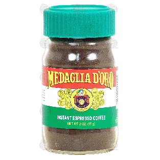 Medaglia D'oro  instant espresso coffee 2-oz