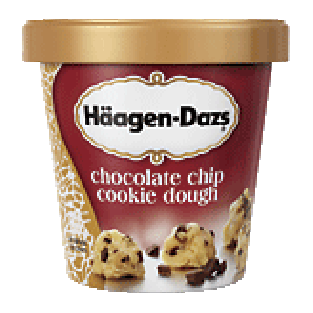 Haagen-Dazs Ice Cream Chocolate Chip Cookie Dough 1-pt