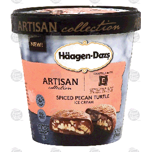 Haagen-Dazs Artisan Collection spiced pecan turtle ice cream 14-fl oz