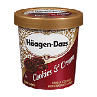 Haagen-Dazs Ice Cream Cookies & Cream 14-fl oz