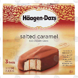 Haagen-Dazs  salted caramel ice cream bars, 3-count 9-fl oz
