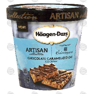 Haagen-Dazs Artisan Collection chocolate caramelized oat ice c14-fl oz