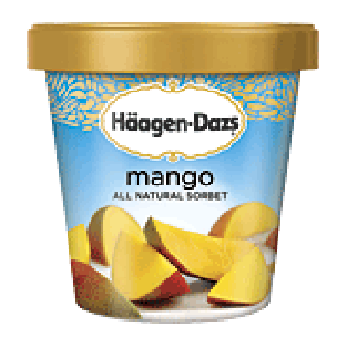 Haagen-Dazs Sorbet Mango Fat Free 1-pt